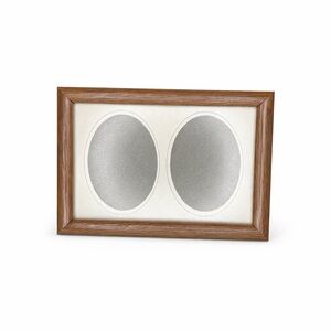 Vintage Wood Double Oval Photo Frame 7x5